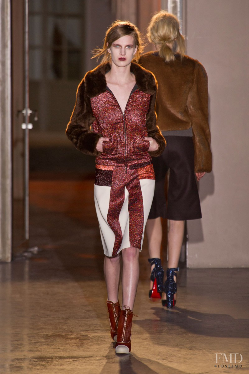 Ashleigh Good featured in  the Rue Du Mail by Martina Sitbon fashion show for Autumn/Winter 2013