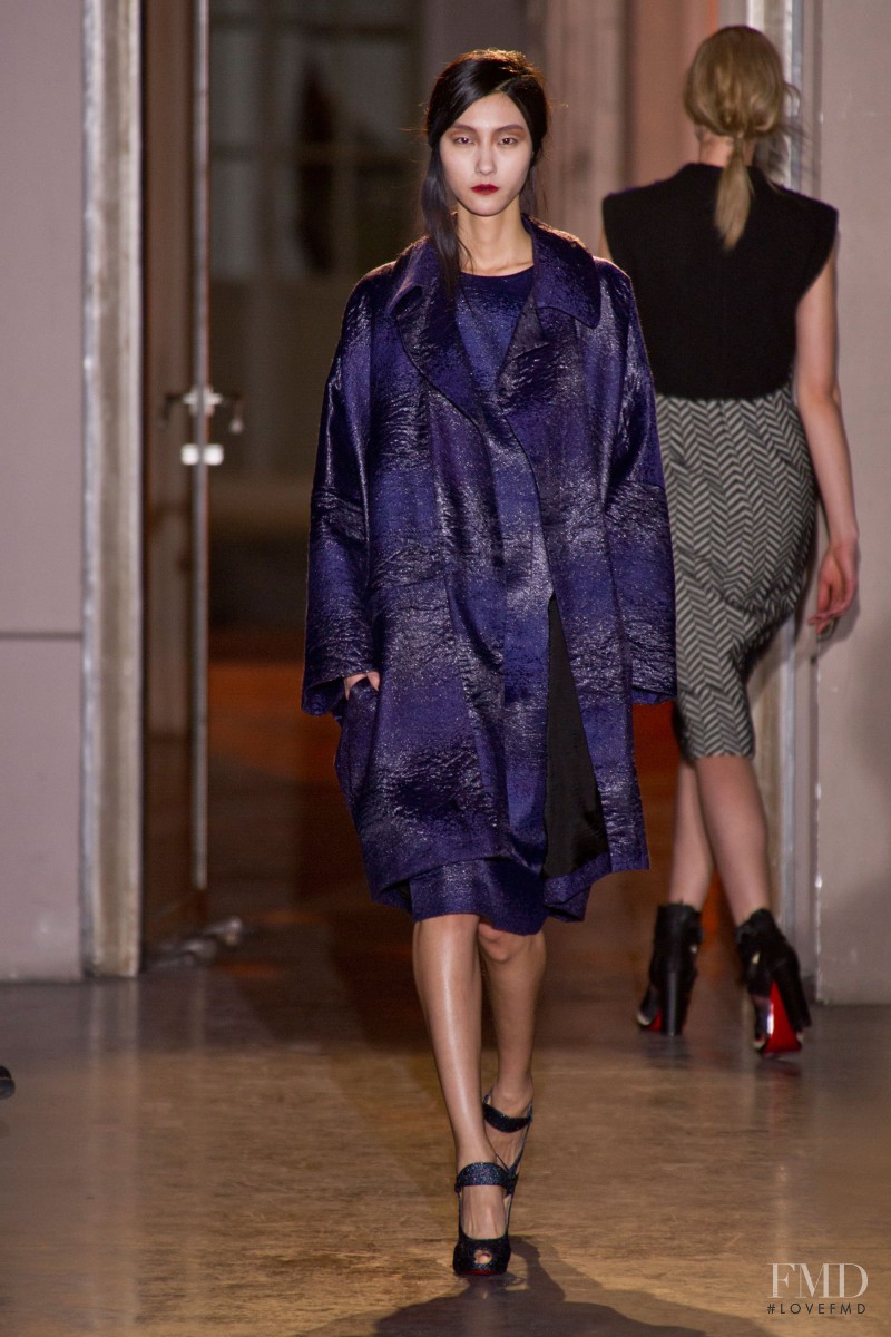Ji Hye Park featured in  the Rue Du Mail by Martina Sitbon fashion show for Autumn/Winter 2013