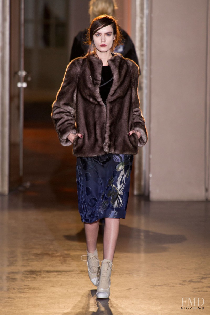 Patrycja Gardygajlo featured in  the Rue Du Mail by Martina Sitbon fashion show for Autumn/Winter 2013