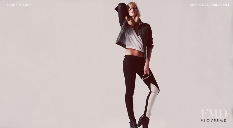 Marloes Horst featured in  the rag & bone catalogue for Spring/Summer 2013