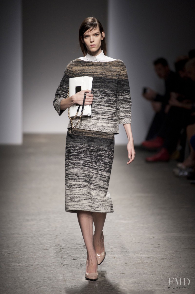 Meghan Collison featured in  the N° 21 fashion show for Autumn/Winter 2013