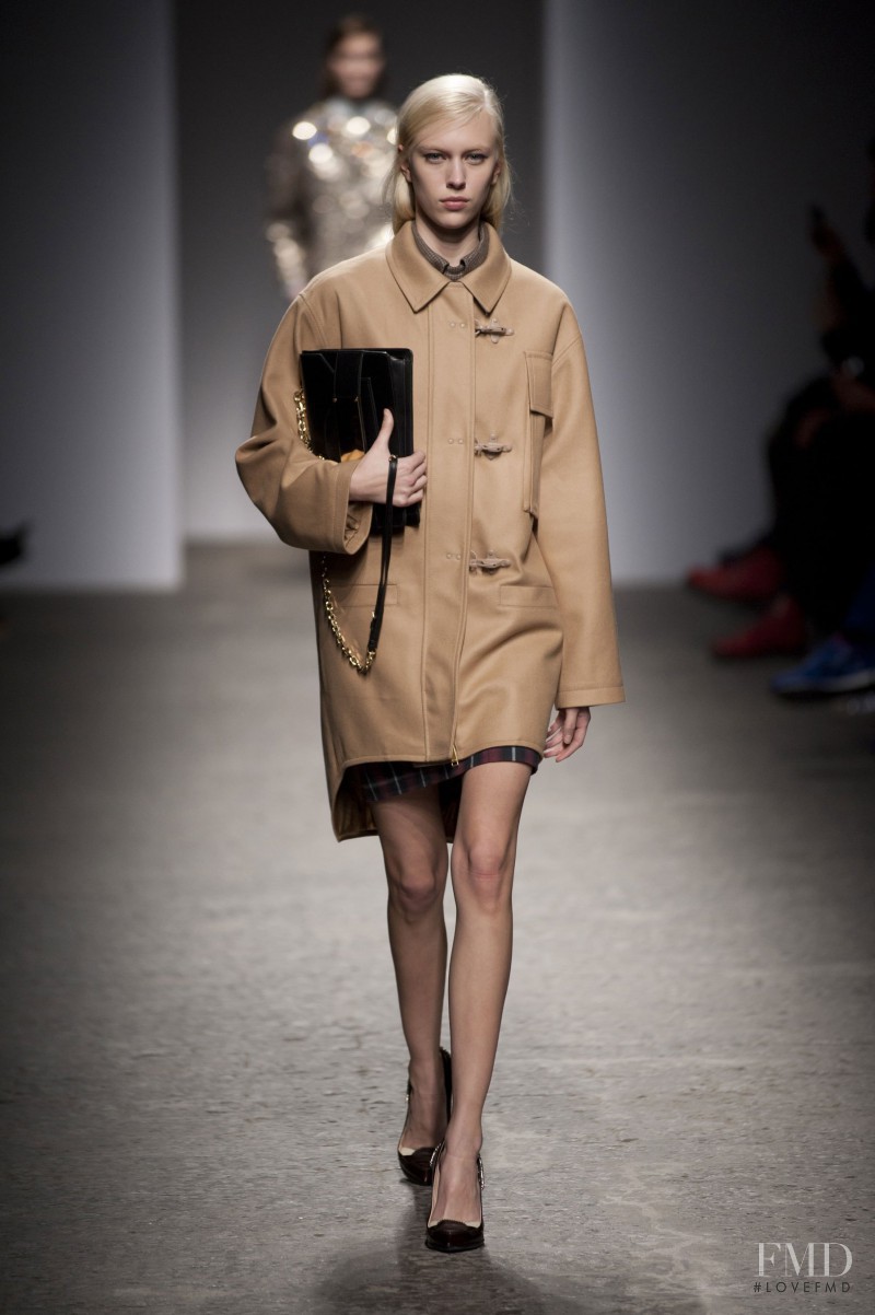 Juliana Schurig featured in  the N° 21 fashion show for Autumn/Winter 2013