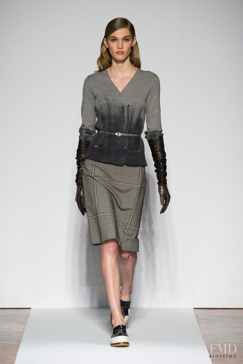 Irina Nikolaeva featured in  the Cividini fashion show for Autumn/Winter 2013