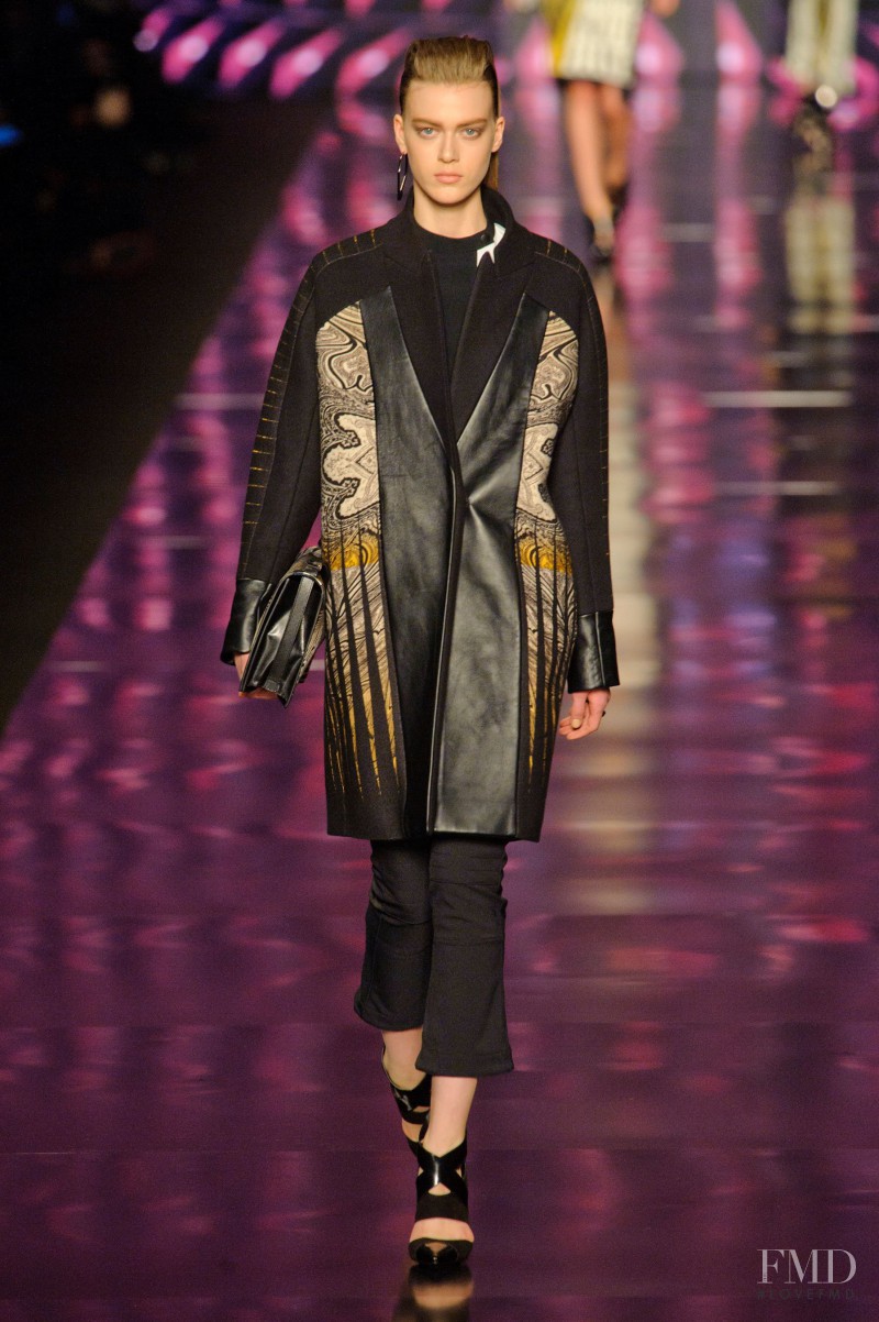 Tess Hellfeuer featured in  the Etro fashion show for Autumn/Winter 2013