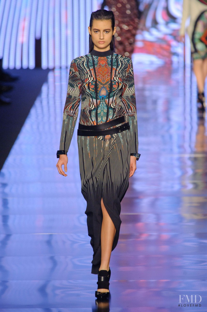 Bruna Ludtke featured in  the Etro fashion show for Autumn/Winter 2013
