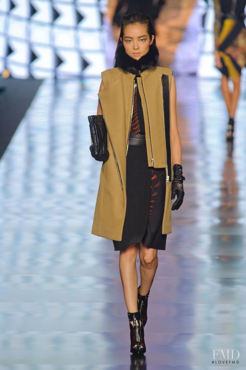 Fei Fei Sun featured in  the Etro fashion show for Autumn/Winter 2013