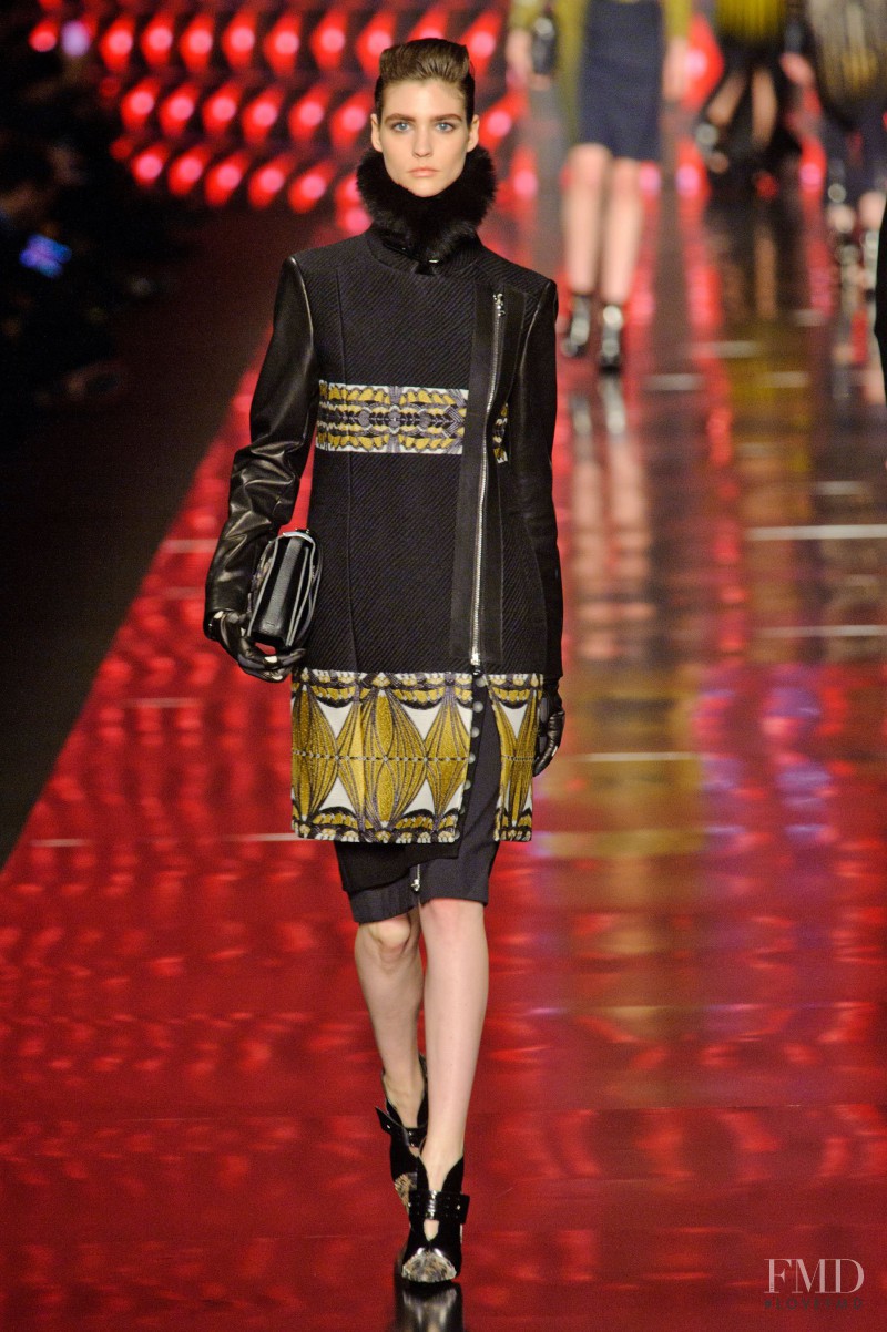 Manon Leloup featured in  the Etro fashion show for Autumn/Winter 2013