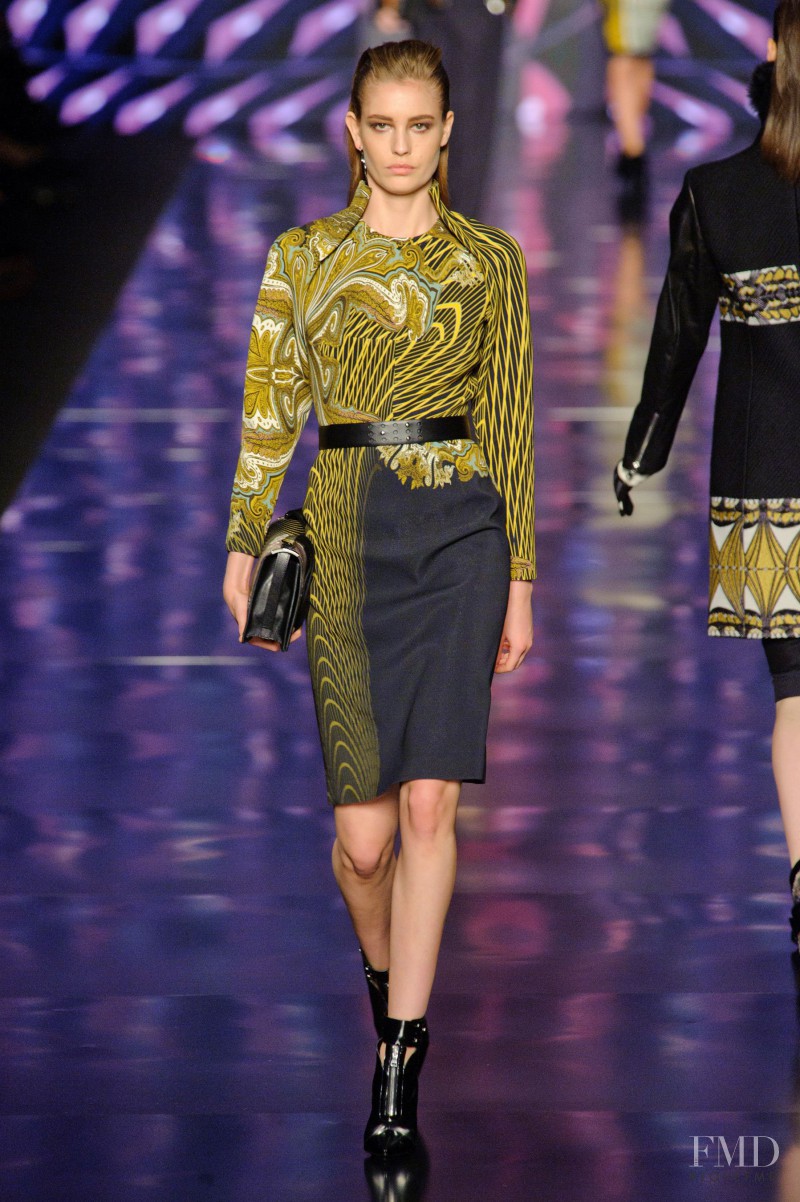 Nadja Bender featured in  the Etro fashion show for Autumn/Winter 2013