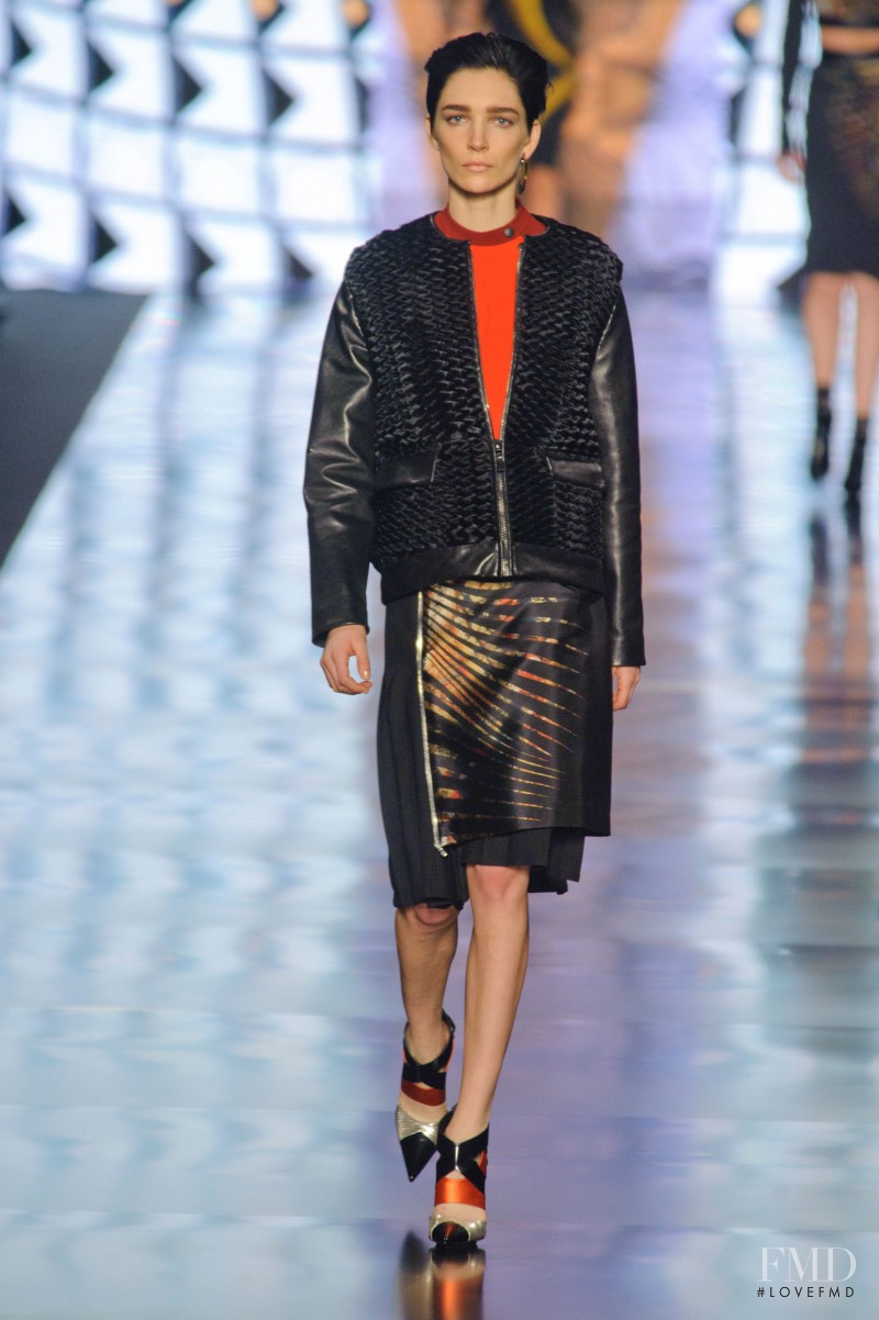 Janice Alida featured in  the Etro fashion show for Autumn/Winter 2013