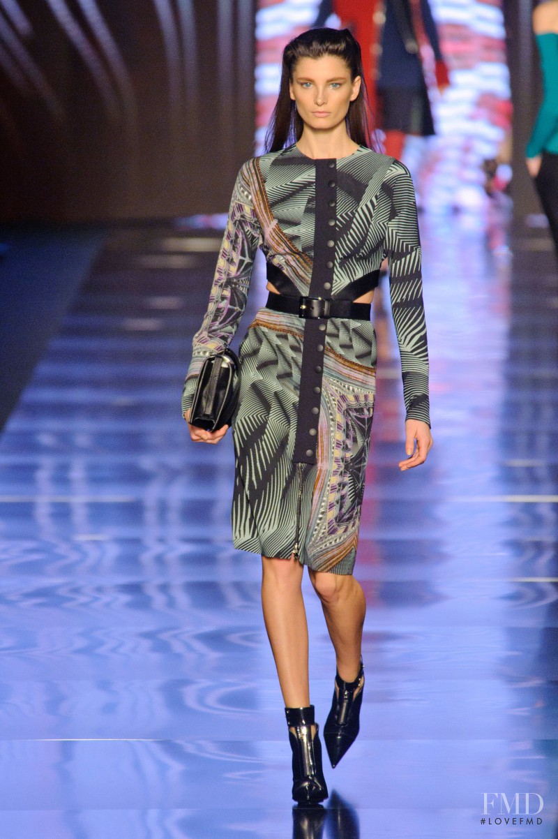 Ava Smith featured in  the Etro fashion show for Autumn/Winter 2013