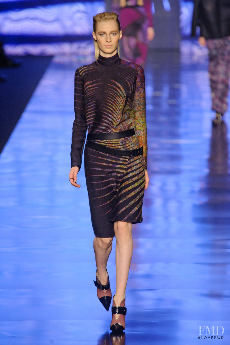 Julia Nobis featured in  the Etro fashion show for Autumn/Winter 2013