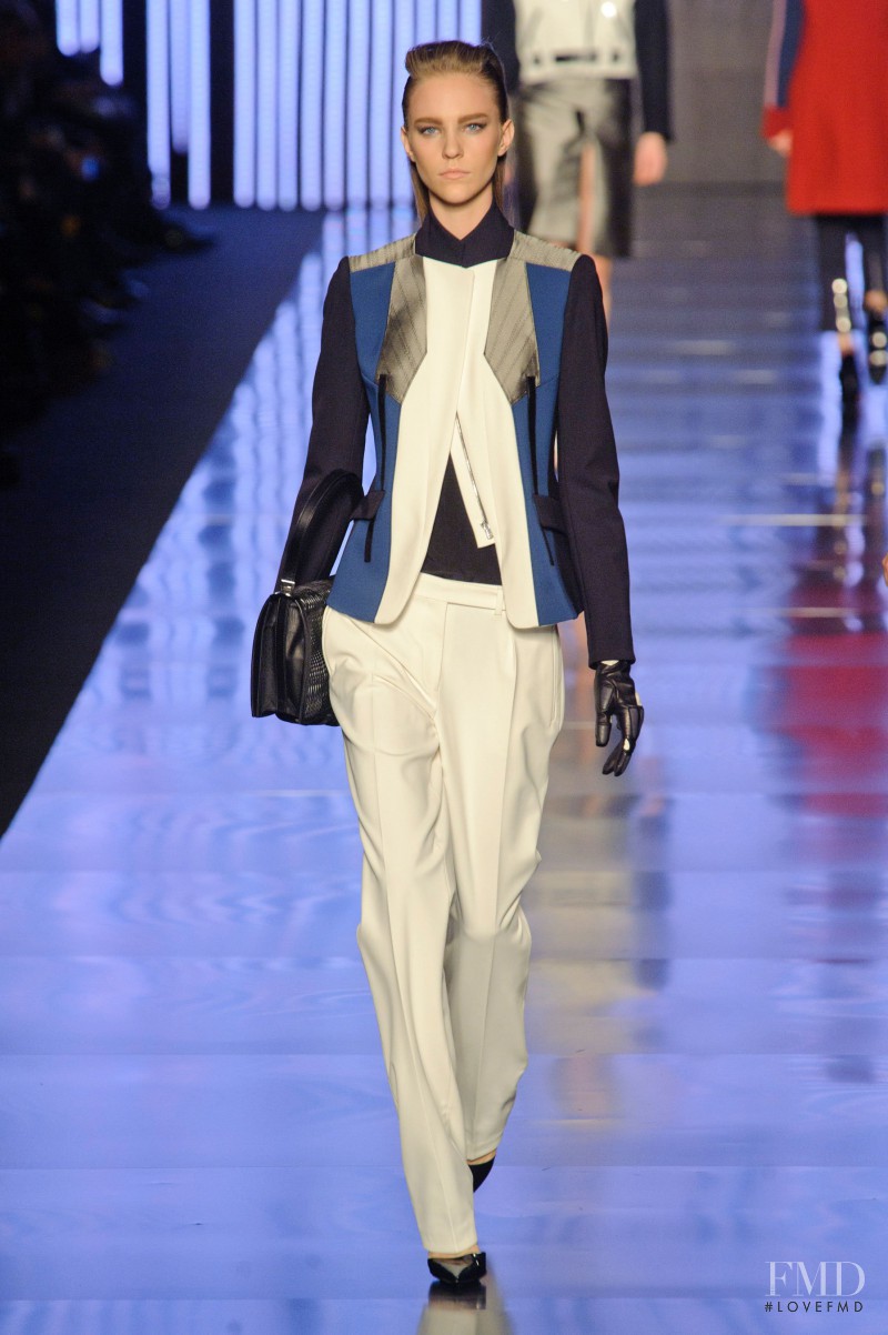 Nicole Pollard featured in  the Etro fashion show for Autumn/Winter 2013