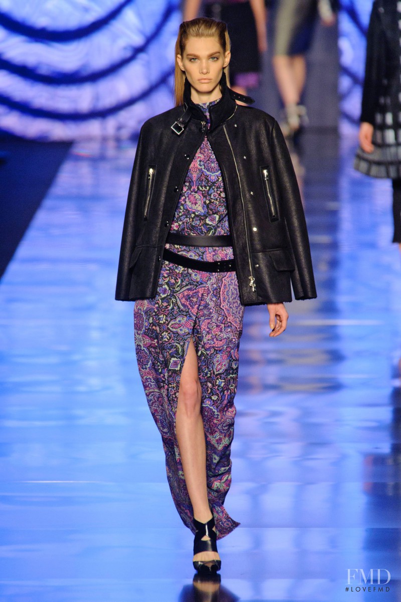 Irina Nikolaeva featured in  the Etro fashion show for Autumn/Winter 2013