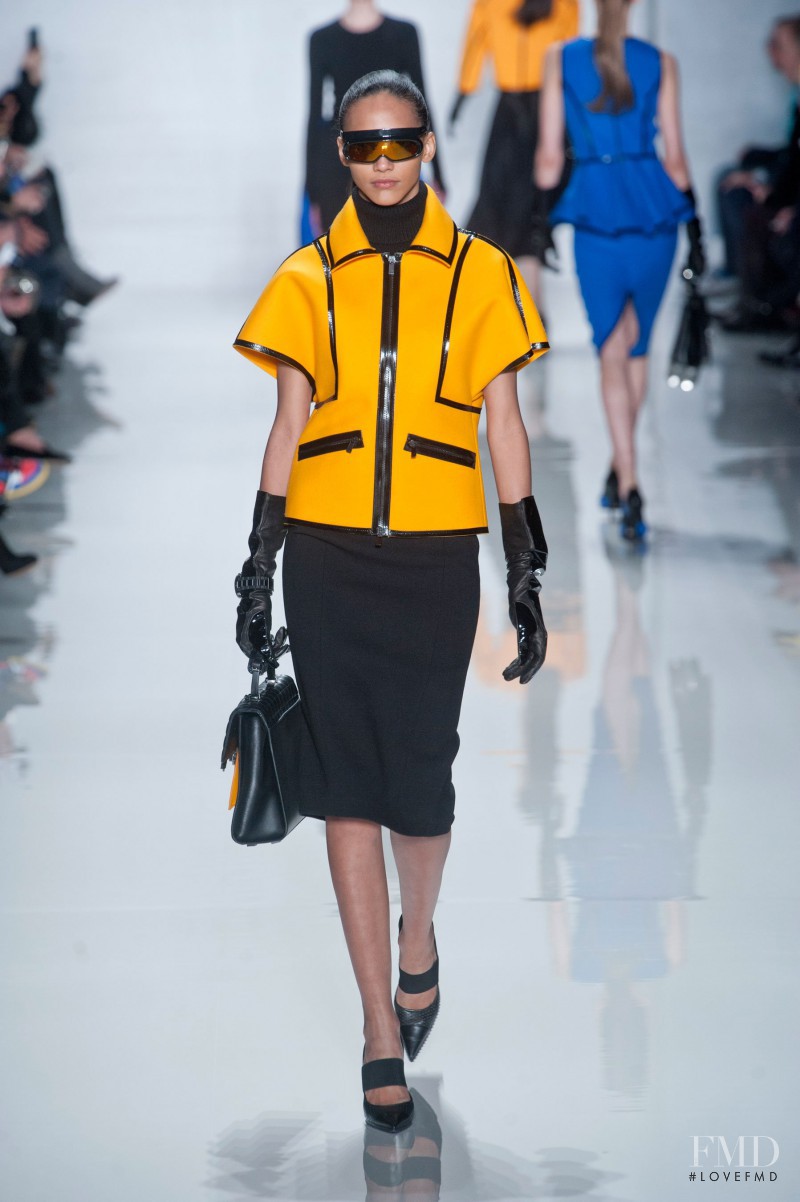 Cora Emmanuel featured in  the Michael Kors Collection fashion show for Autumn/Winter 2013