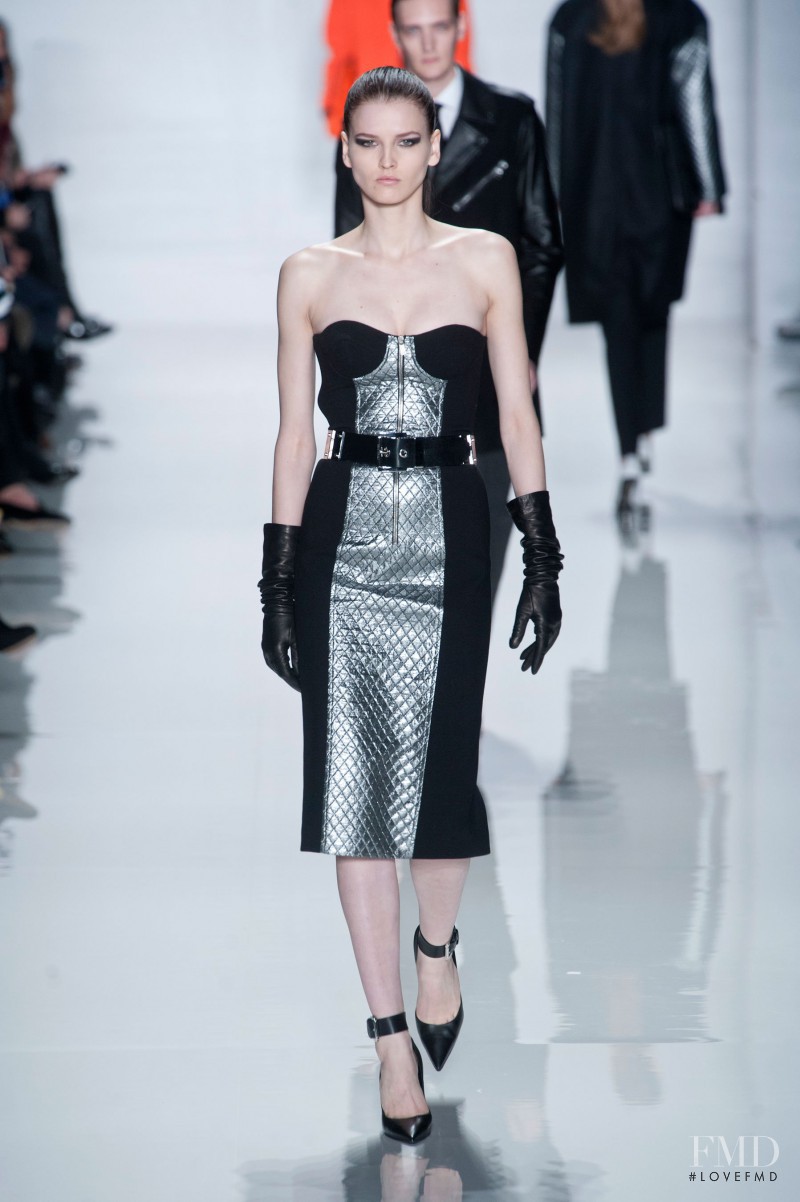Katlin Aas featured in  the Michael Kors Collection fashion show for Autumn/Winter 2013