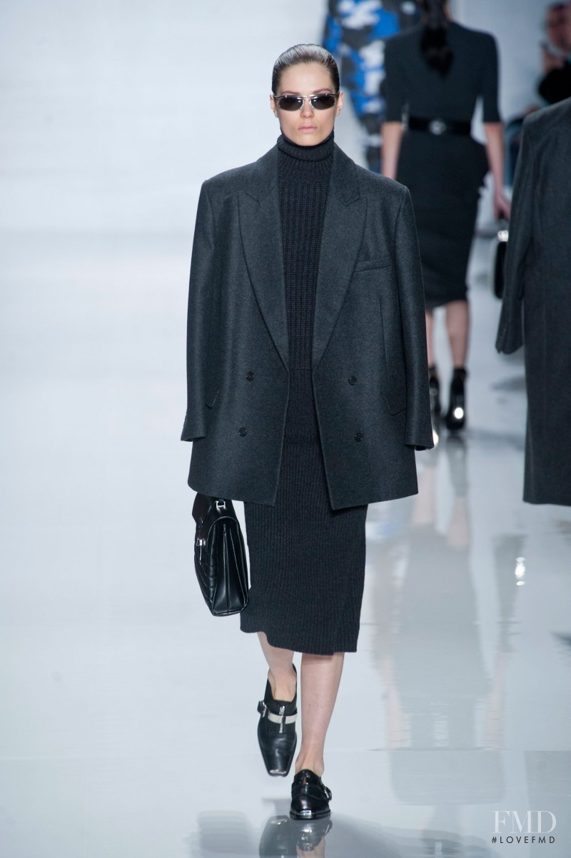 Caroline Brasch Nielsen featured in  the Michael Kors Collection fashion show for Autumn/Winter 2013