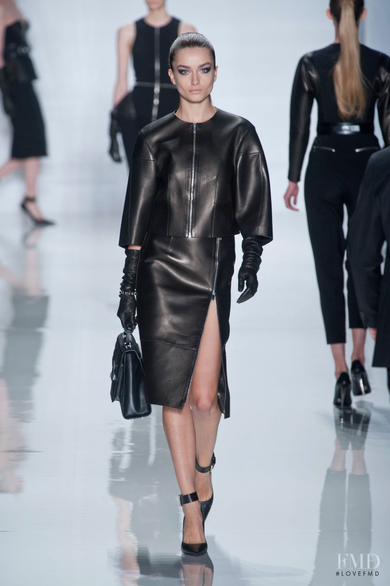 Andreea Diaconu featured in  the Michael Kors Collection fashion show for Autumn/Winter 2013