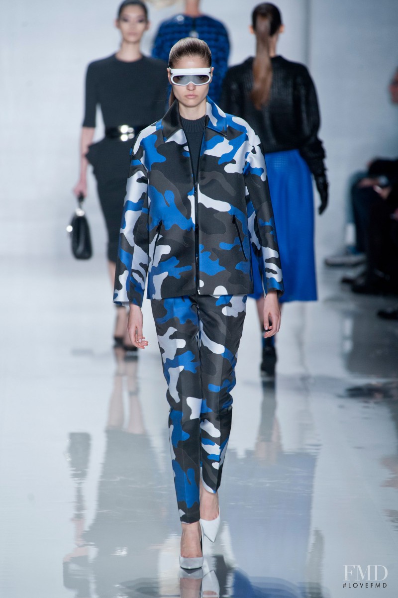 Lin Kjerulf featured in  the Michael Kors Collection fashion show for Autumn/Winter 2013