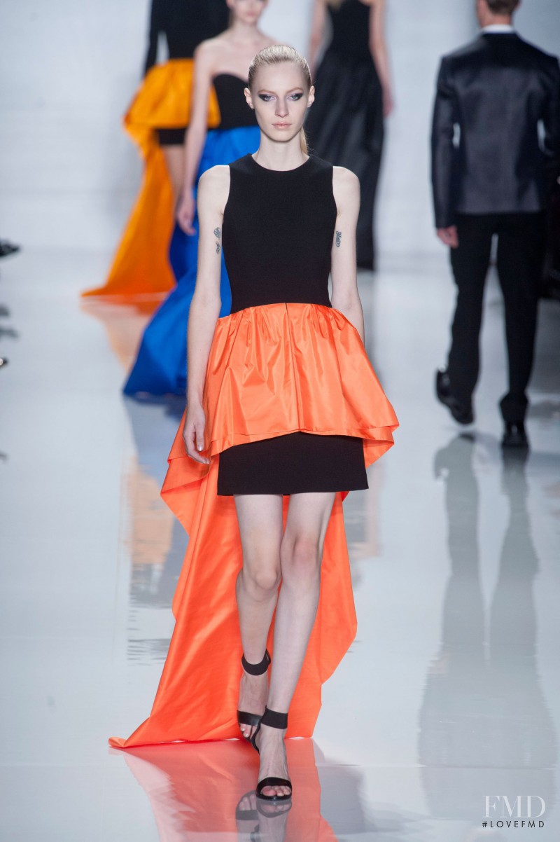 Julia Nobis featured in  the Michael Kors Collection fashion show for Autumn/Winter 2013