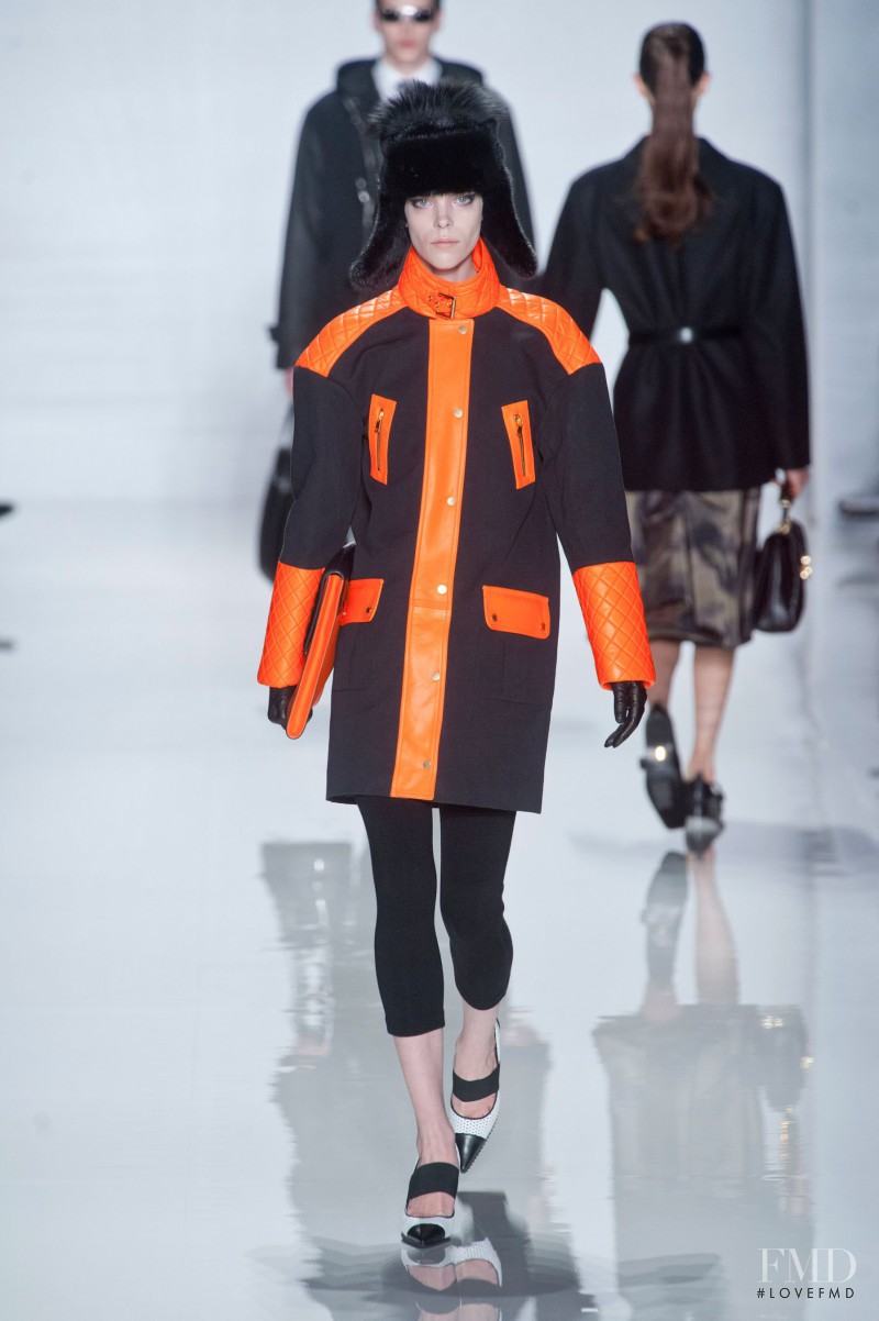 Meghan Collison featured in  the Michael Kors Collection fashion show for Autumn/Winter 2013