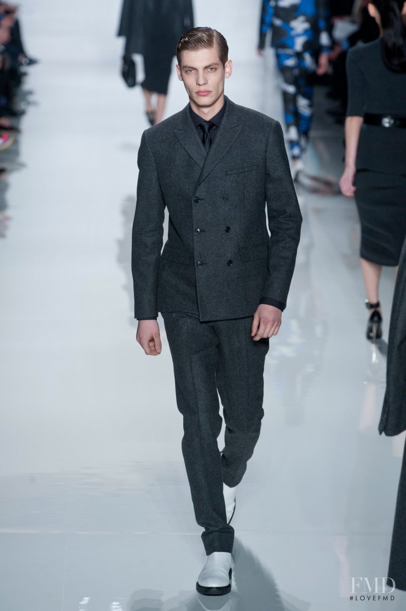 Baptiste Radufe featured in  the Michael Kors Collection fashion show for Autumn/Winter 2013