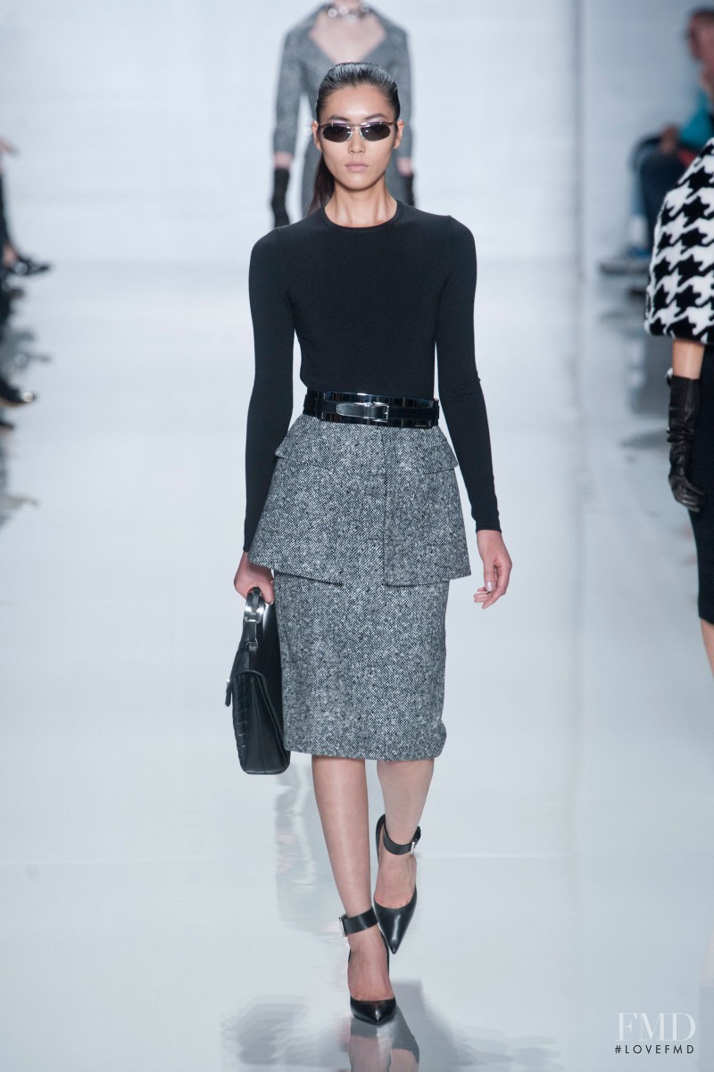 Liu Wen featured in  the Michael Kors Collection fashion show for Autumn/Winter 2013