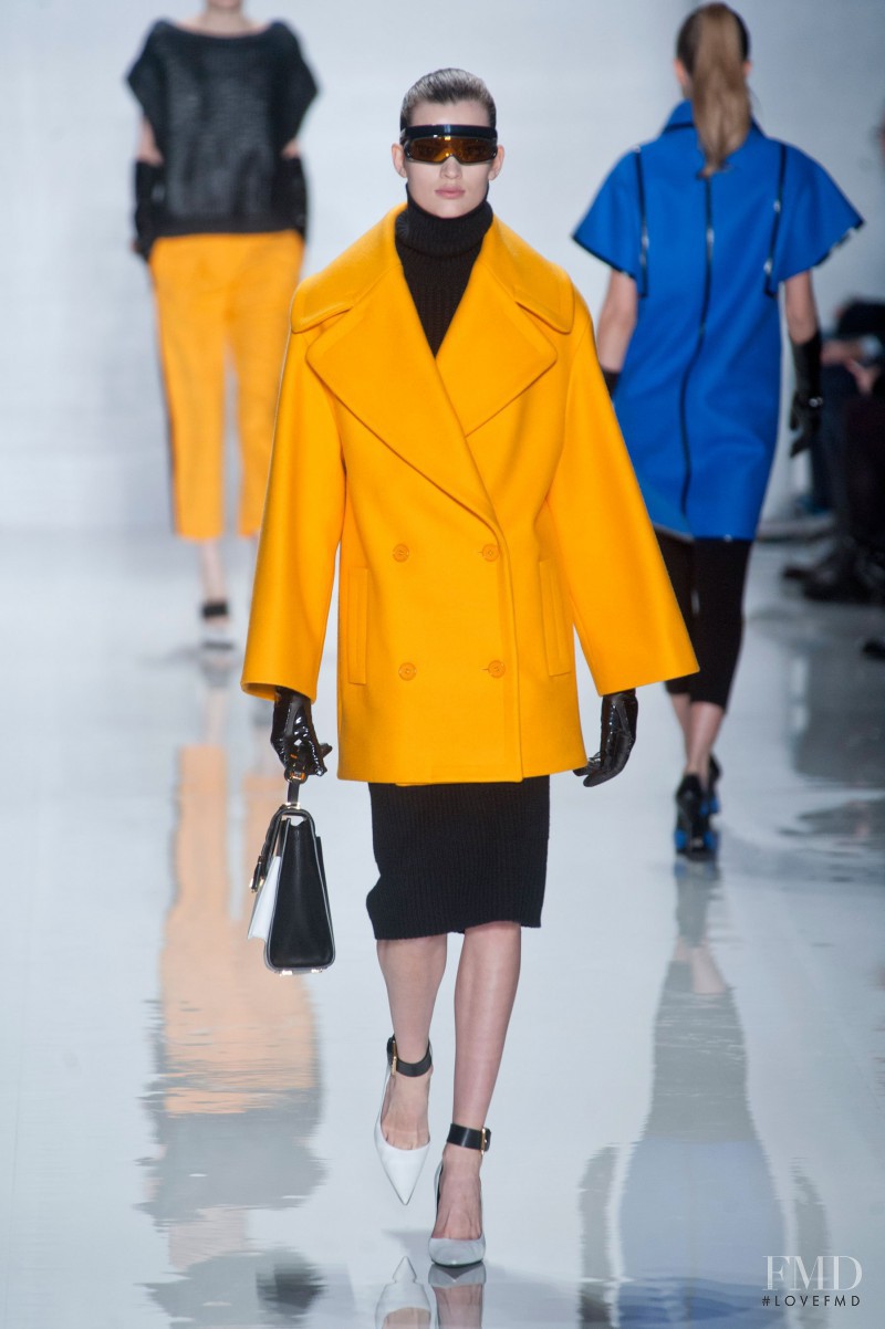 Bette Franke featured in  the Michael Kors Collection fashion show for Autumn/Winter 2013