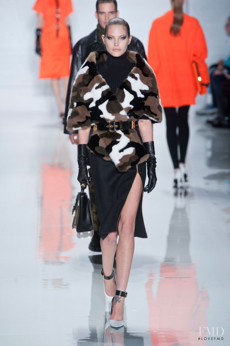 Catherine McNeil featured in  the Michael Kors Collection fashion show for Autumn/Winter 2013