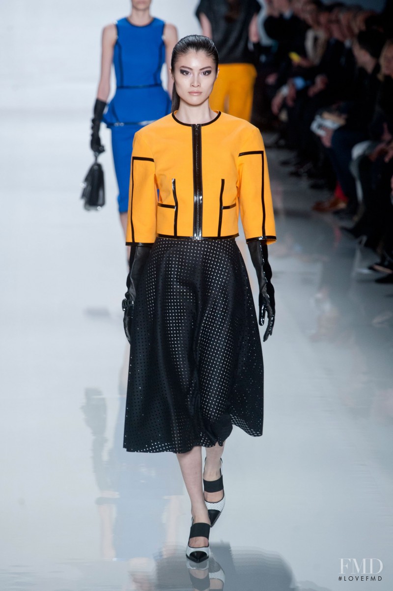 Sui He featured in  the Michael Kors Collection fashion show for Autumn/Winter 2013