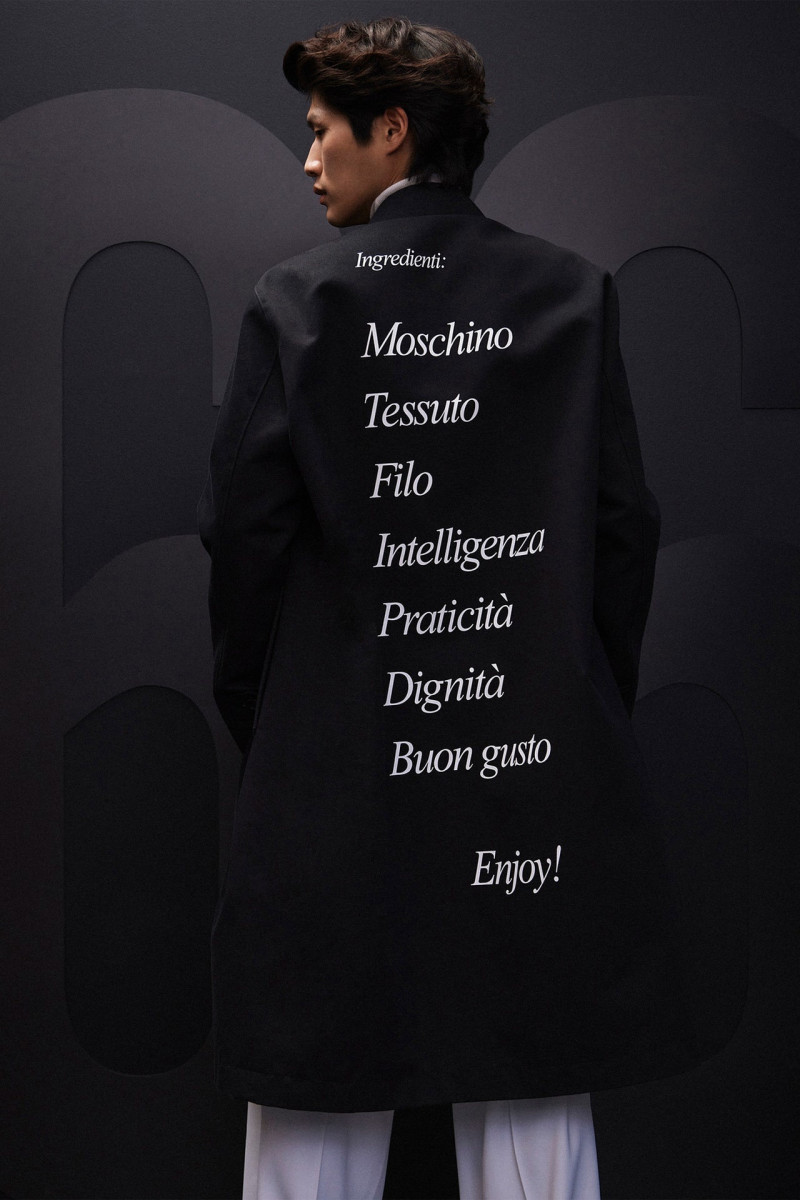 Moschino lookbook for Pre-Fall 2024