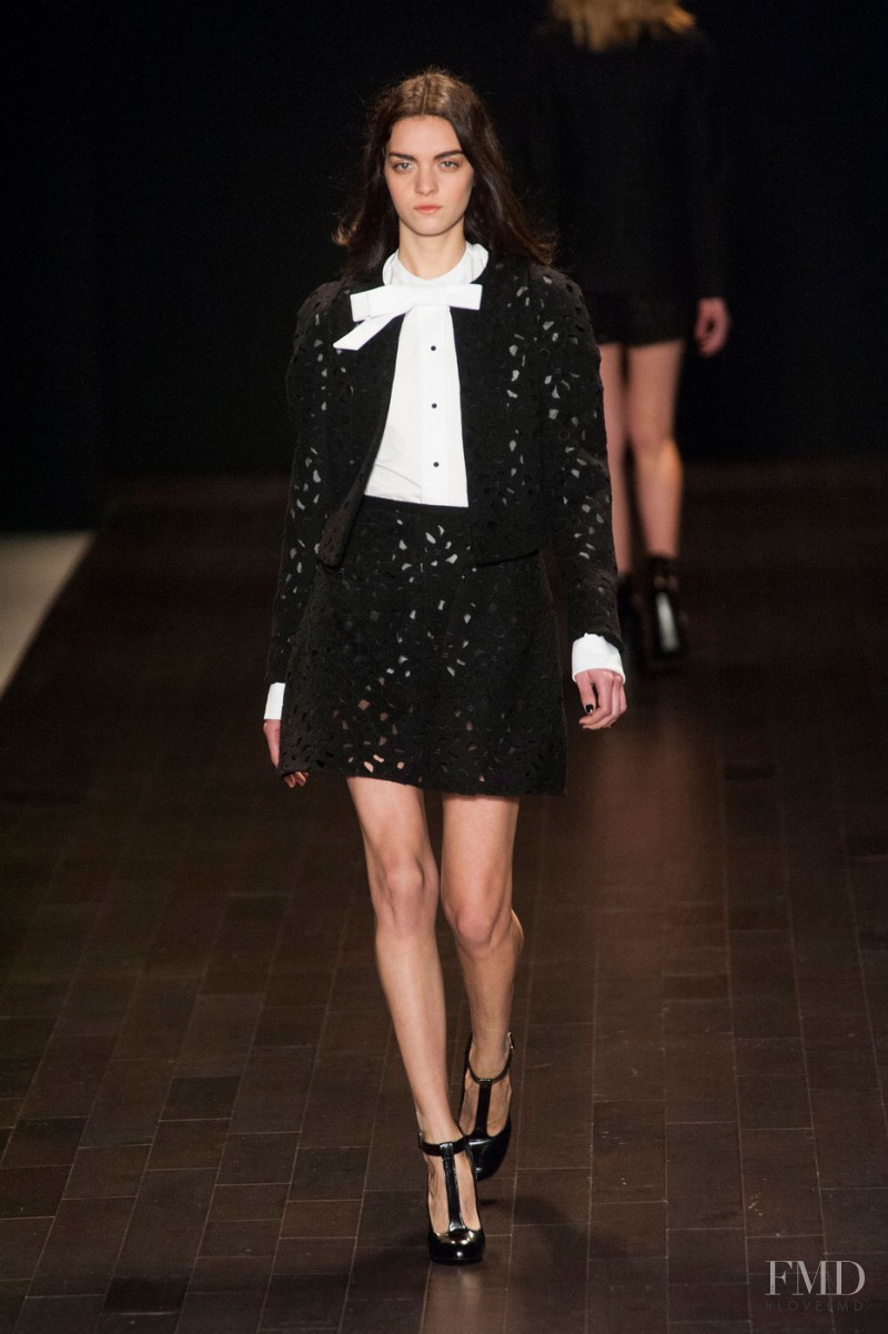 Magda Laguinge featured in  the Jill Stuart fashion show for Autumn/Winter 2013