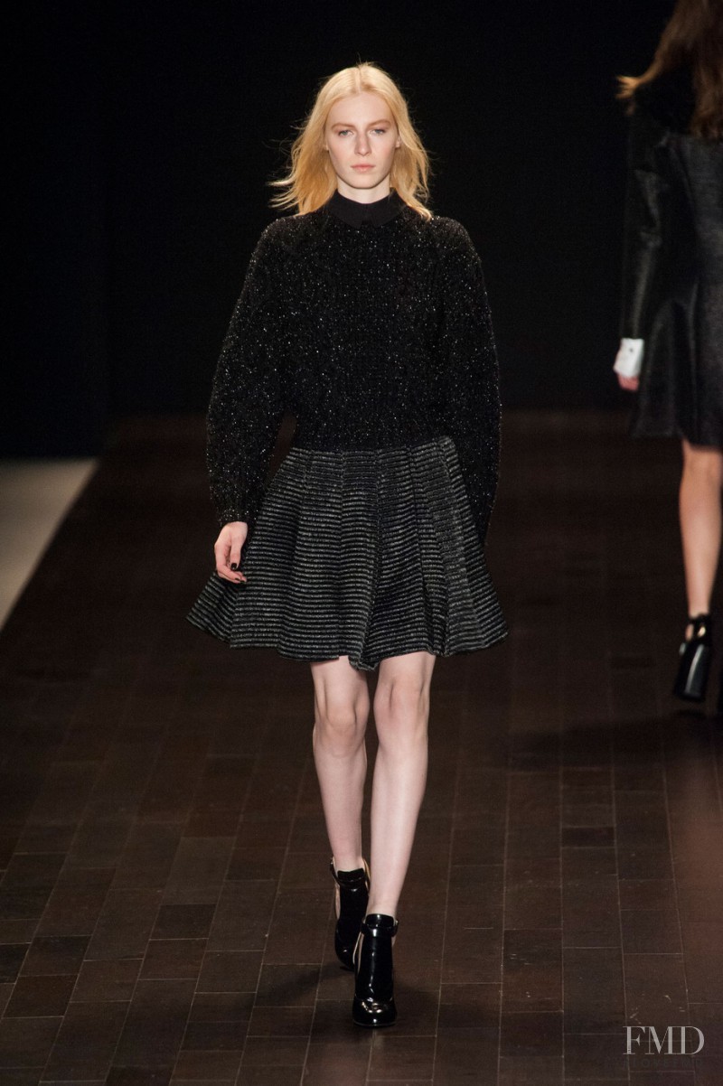 Julia Nobis featured in  the Jill Stuart fashion show for Autumn/Winter 2013