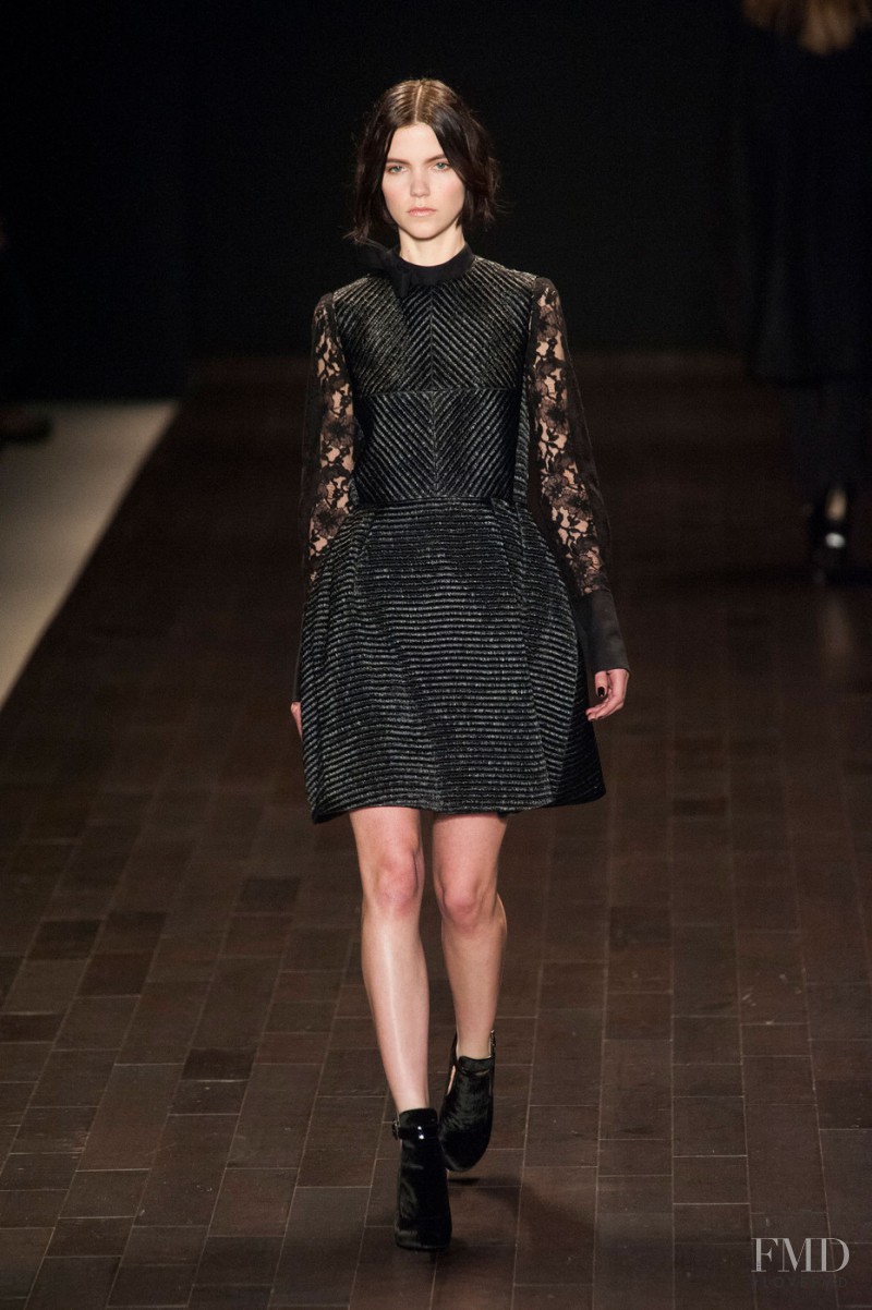 Agnes Nabuurs featured in  the Jill Stuart fashion show for Autumn/Winter 2013