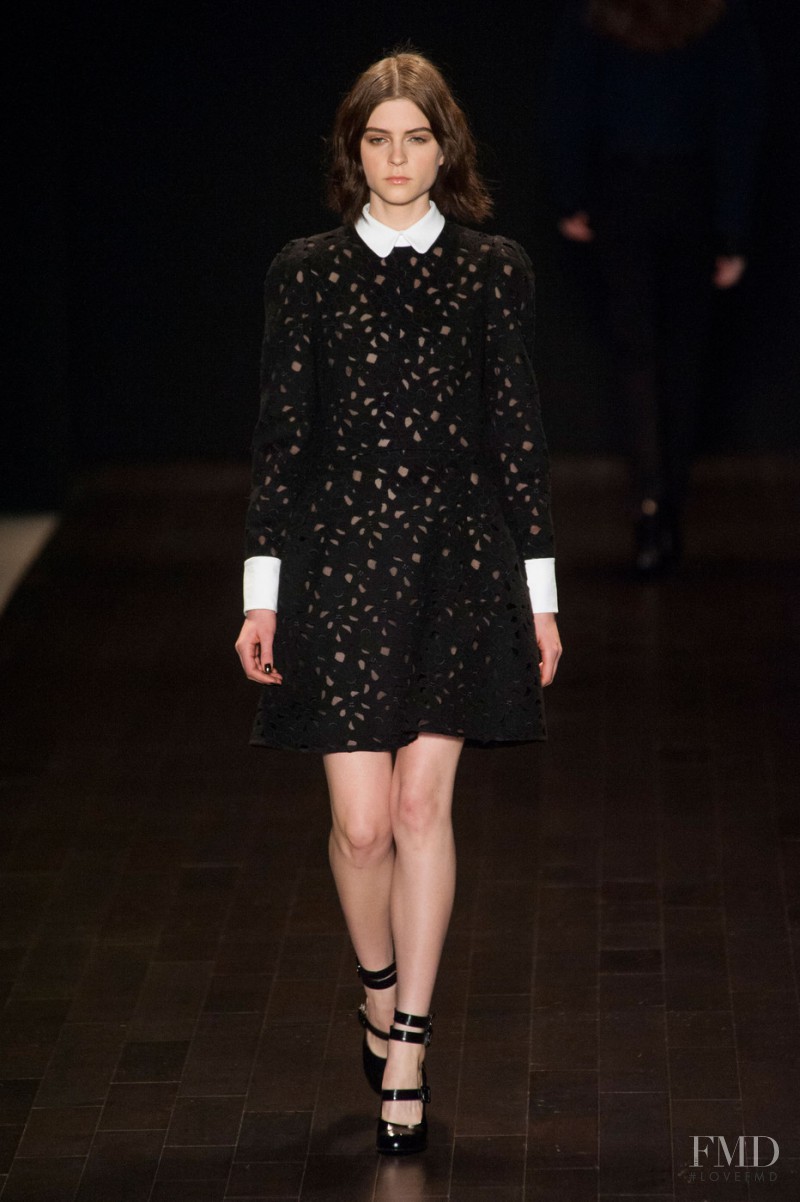 Kel Markey featured in  the Jill Stuart fashion show for Autumn/Winter 2013