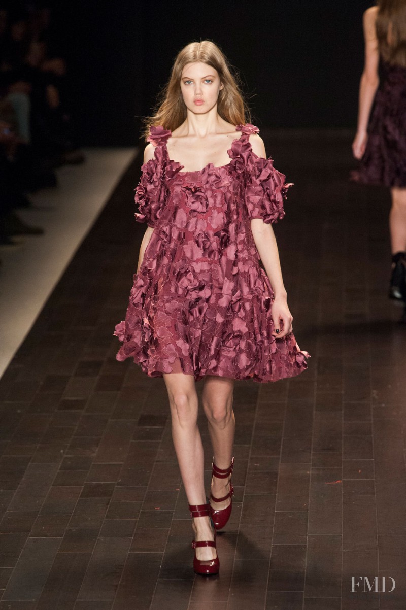 Lindsey Wixson featured in  the Jill Stuart fashion show for Autumn/Winter 2013