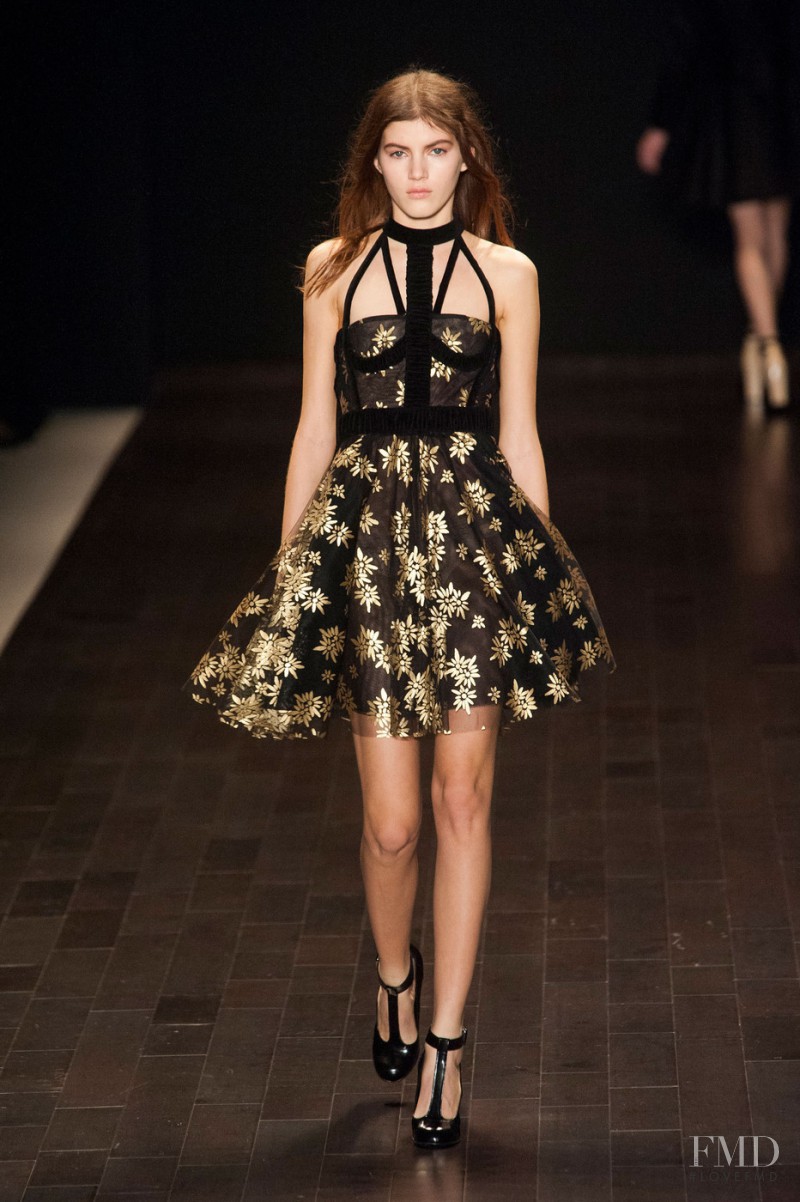 Valery Kaufman featured in  the Jill Stuart fashion show for Autumn/Winter 2013