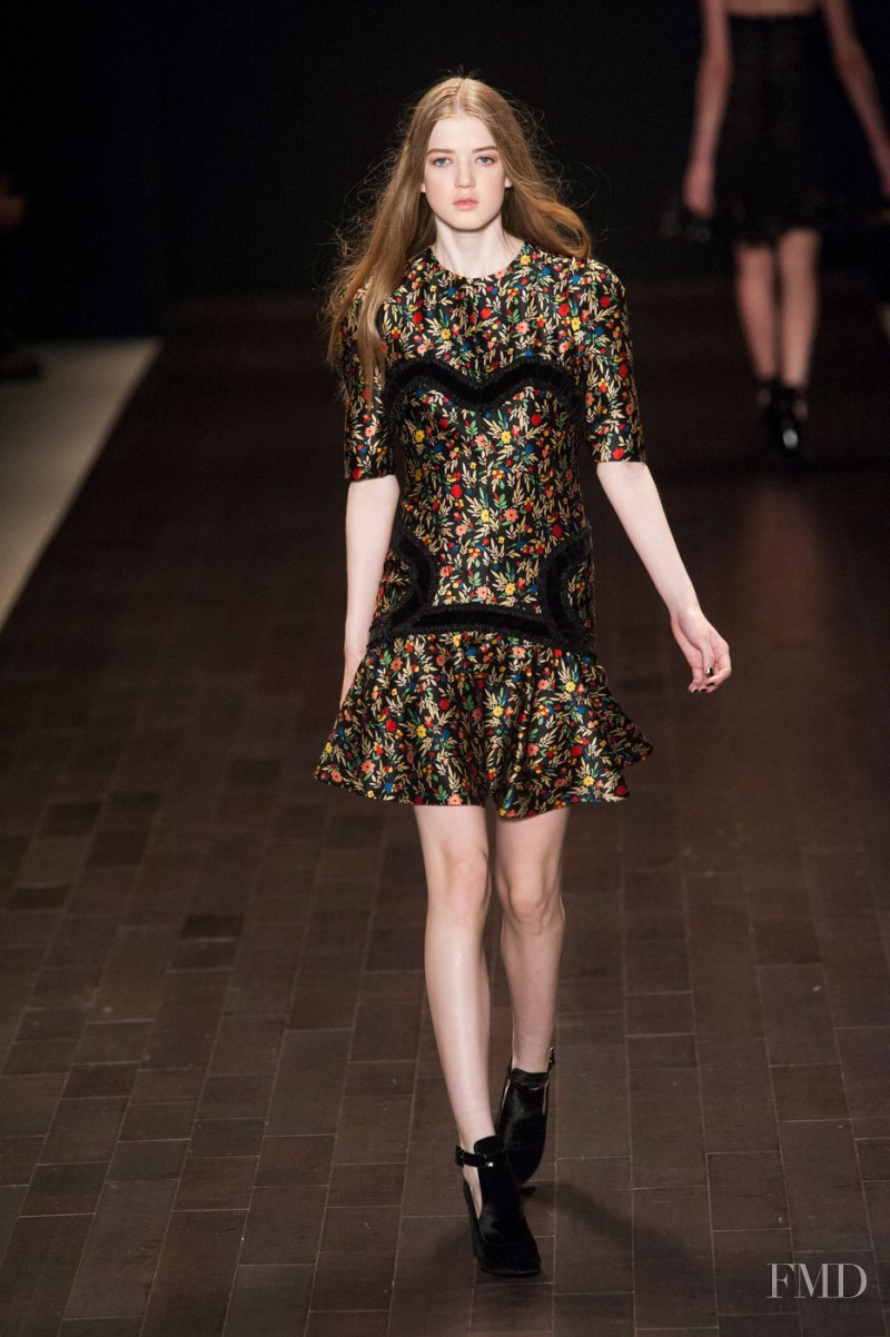 Sofie Sjaastad featured in  the Jill Stuart fashion show for Autumn/Winter 2013