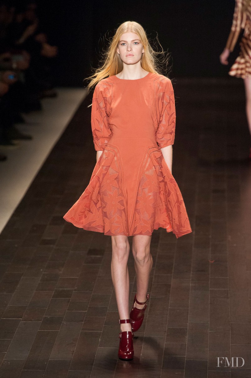 Louise Parker featured in  the Jill Stuart fashion show for Autumn/Winter 2013