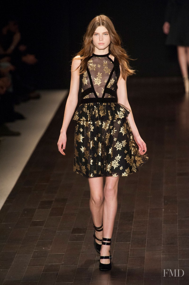 Yulia Serzhantova featured in  the Jill Stuart fashion show for Autumn/Winter 2013