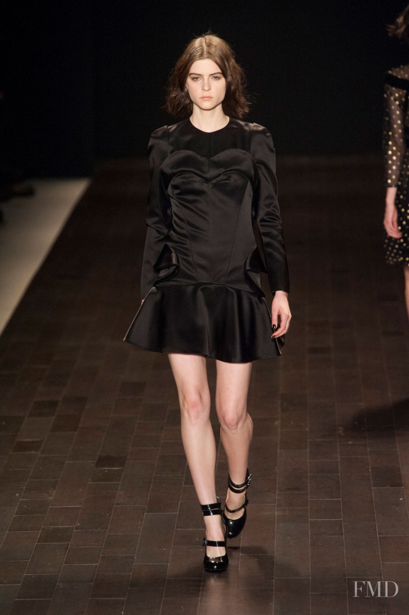 Kel Markey featured in  the Jill Stuart fashion show for Autumn/Winter 2013