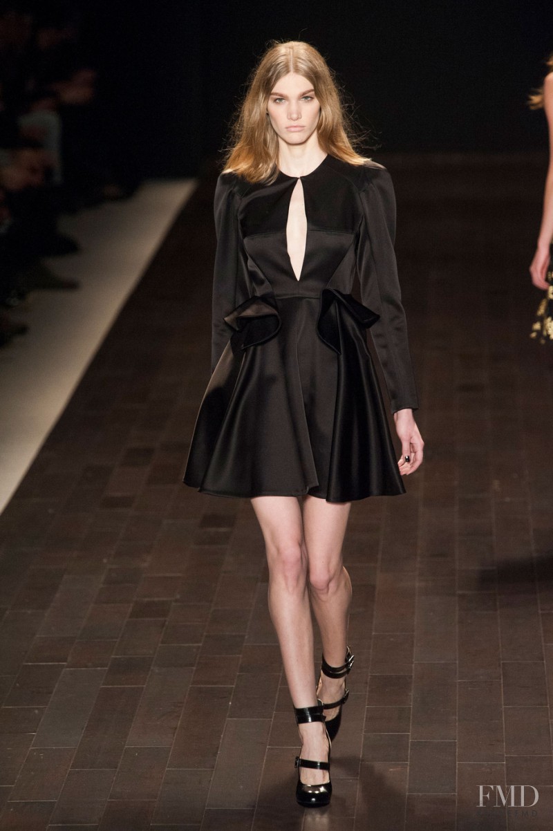 Irina Nikolaeva featured in  the Jill Stuart fashion show for Autumn/Winter 2013
