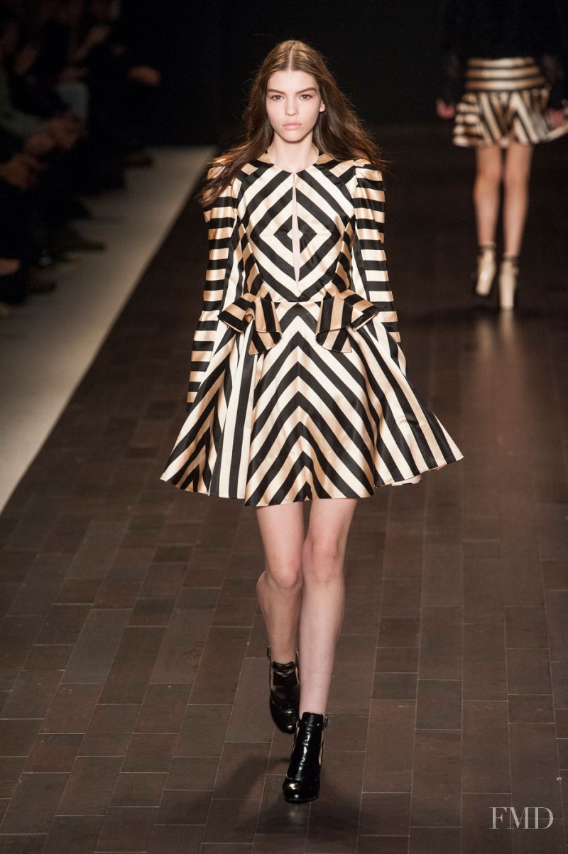 Kate Bogucharskaia featured in  the Jill Stuart fashion show for Autumn/Winter 2013