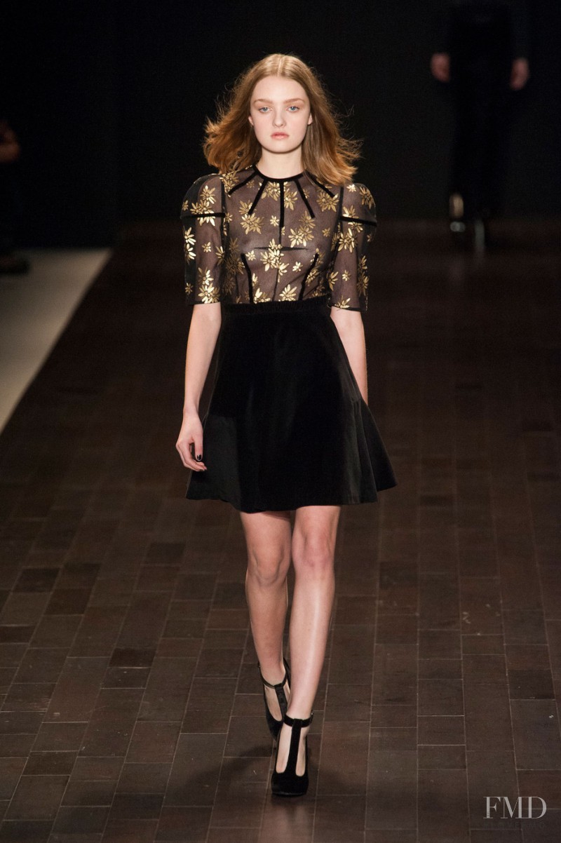 Julia Belyakova featured in  the Jill Stuart fashion show for Autumn/Winter 2013