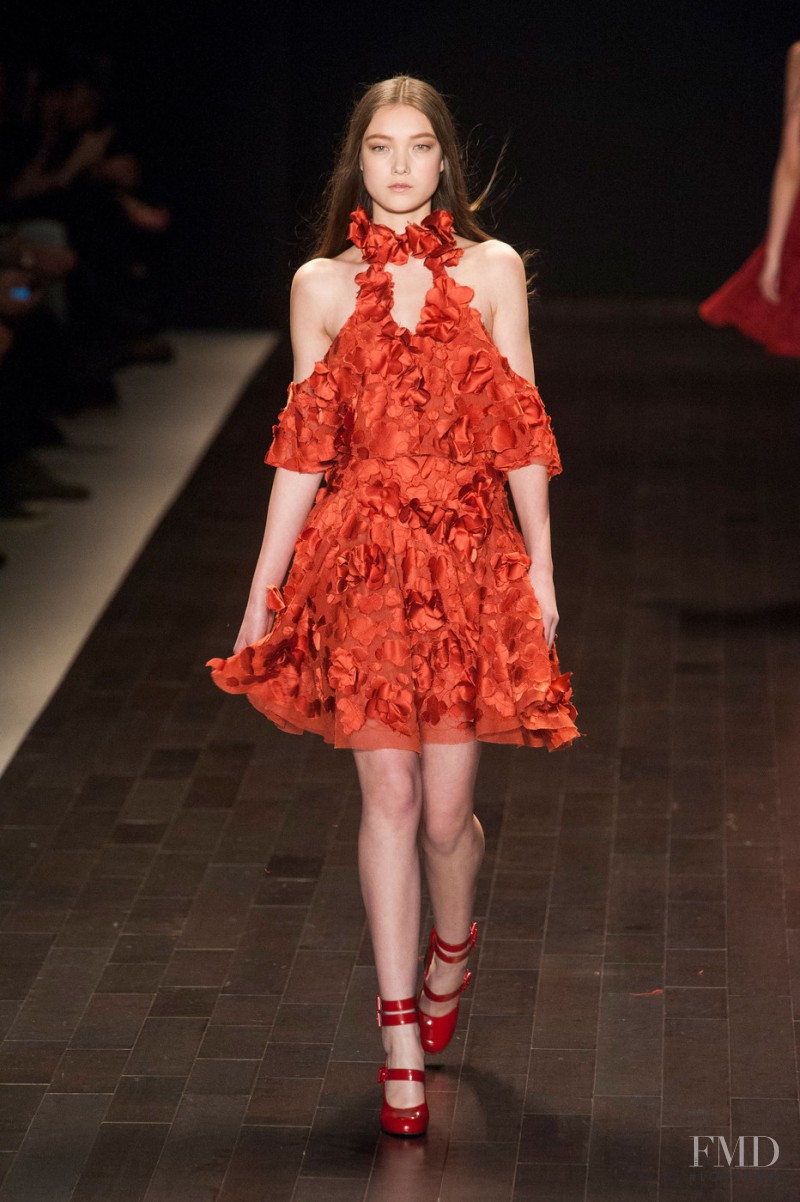Yumi Lambert featured in  the Jill Stuart fashion show for Autumn/Winter 2013