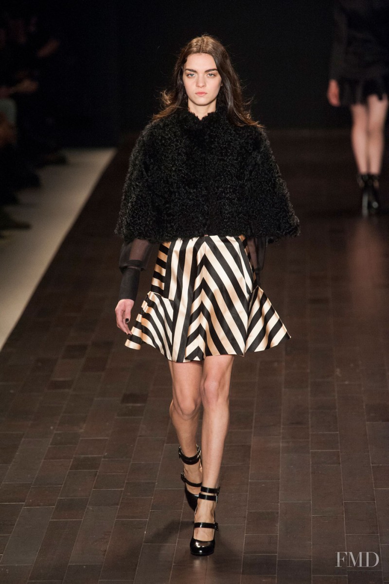 Magda Laguinge featured in  the Jill Stuart fashion show for Autumn/Winter 2013