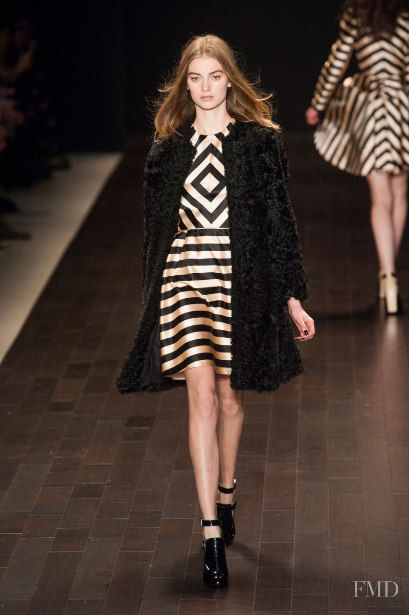 Iris van Berne featured in  the Jill Stuart fashion show for Autumn/Winter 2013