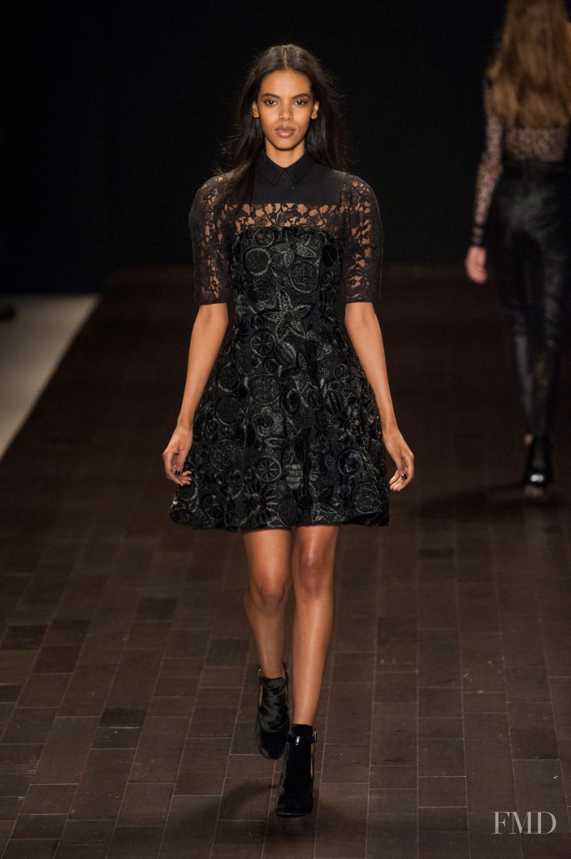Grace Mahary featured in  the Jill Stuart fashion show for Autumn/Winter 2013