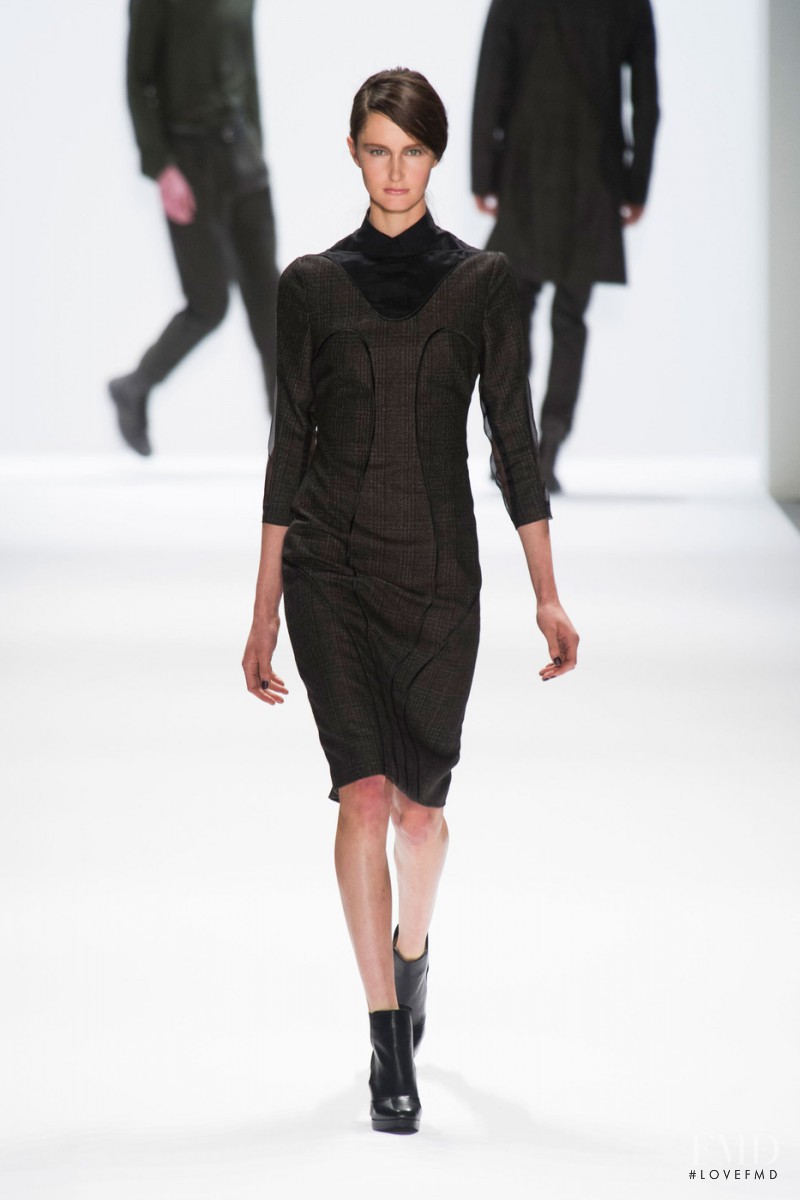 Marie Piovesan featured in  the Richard Chai fashion show for Autumn/Winter 2013