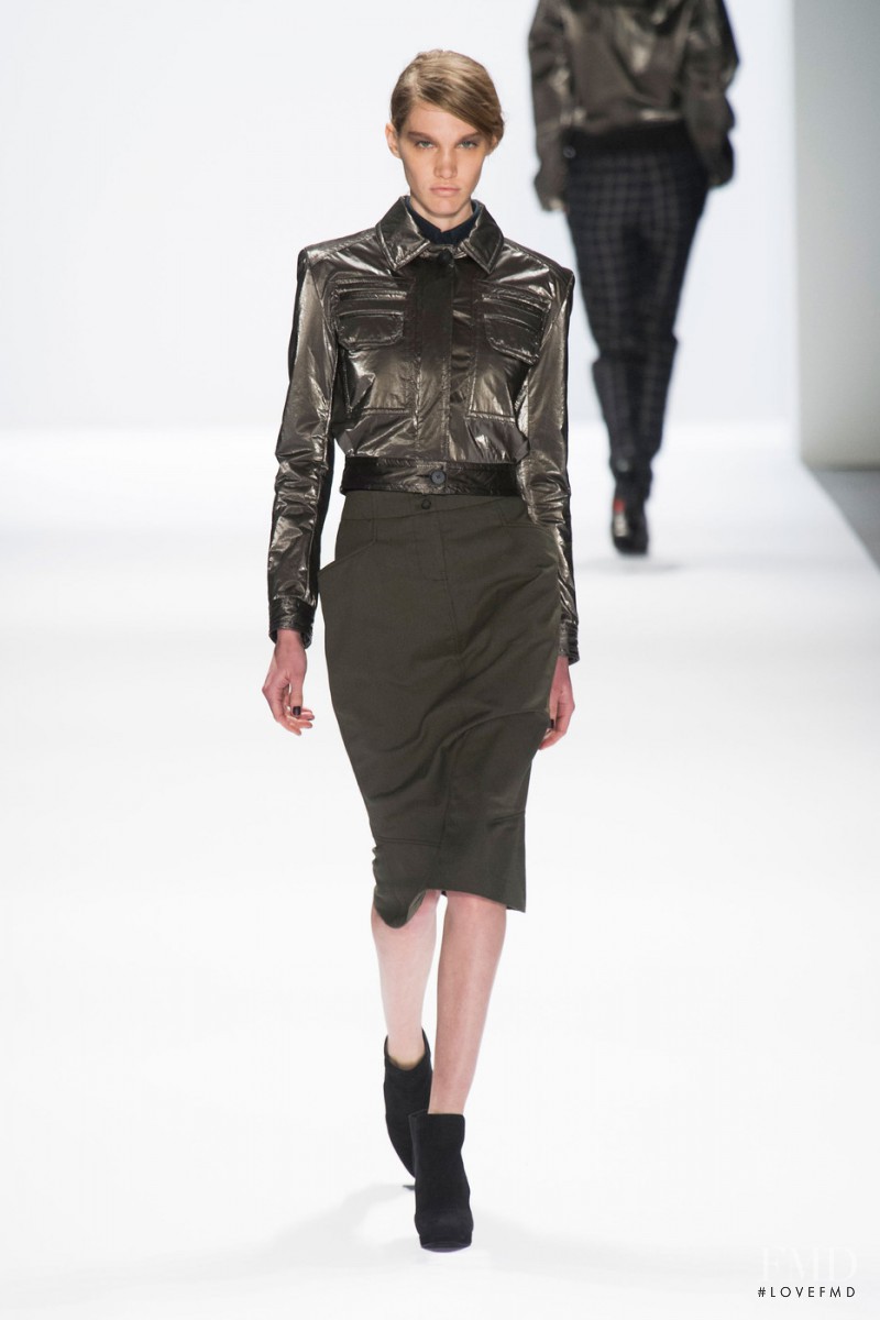 Irina Nikolaeva featured in  the Richard Chai fashion show for Autumn/Winter 2013
