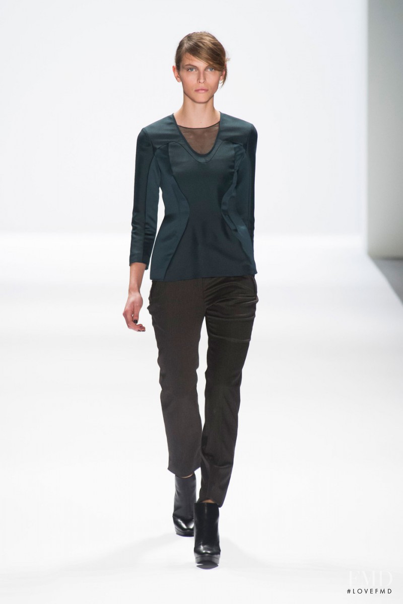 Karlina Caune featured in  the Richard Chai fashion show for Autumn/Winter 2013